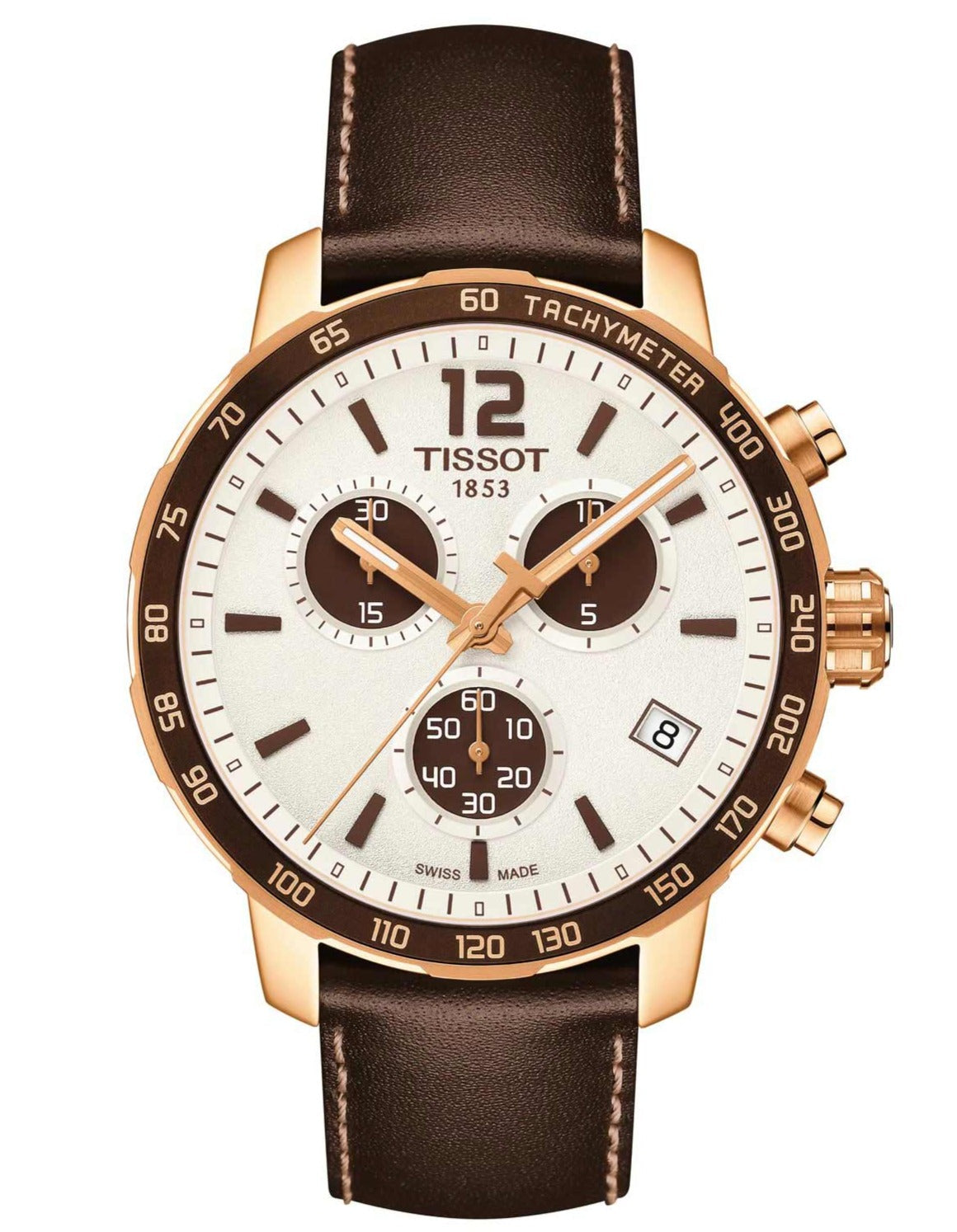  Shop Authentic Tissot Quickster Chronograph Silver Dial Watch For Men - T095.417.36.037.01 - Luxxuri