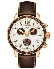  Shop Authentic Tissot Quickster Chronograph Silver Dial Watch For Men - T095.417.36.037.01 - Luxxuri