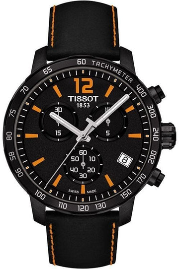  Shop Authentic Tissot Quickster Chronograph Black Dial Watch For Men - T095.417.36.057.00 - Luxxuri
