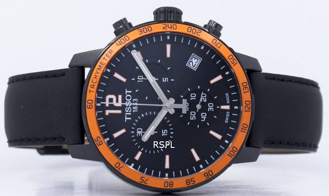  Shop Authentic Tissot T Sport Quickster Chronograph Black Dial Black Rubber Strap Watch For Men - T095.417.36.057.01 - Luxxuri