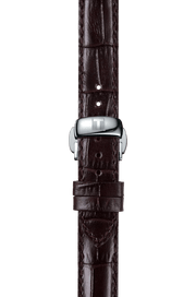  Shop Authentic Tissot Bridgeport Lady White Dial Brown Leather Strap Watch For Women - T097.010.26.118.00 - Luxxuri