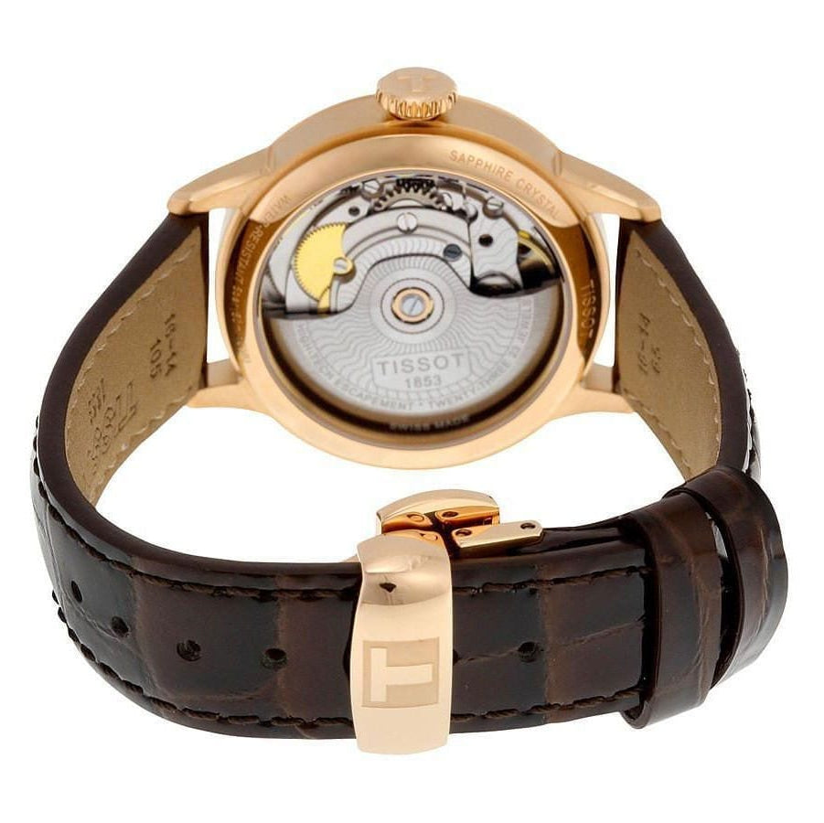  Shop Authentic Tissot Chemin Des Tourelles Powermatic 80 Lady Silver Dial Brown Leather Strap Watch For Women - T099.207.36.037.00 - Luxxuri