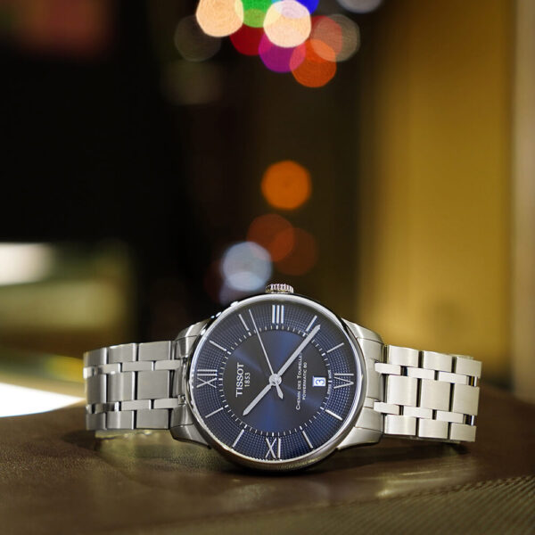  Shop Authentic Tissot Chemin Des Tourelles Powermatic 80 Blue Dial Silver Steel Strap Watch for Men - T099.407.11.048.00 - Luxxuri
