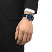  Shop Authentic Tissot Chemin Des Tourelles Powermatic 80 Blue Dial Blue Leather Strap Watch for Men - T099.407.16.047.00 - Luxxuri