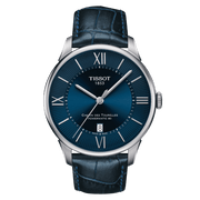  Shop Authentic Tissot Chemin Des Tourelles Powermatic 80 Blue Dial Blue Leather Strap Watch for Men - T099.407.16.048.00 - Luxxuri