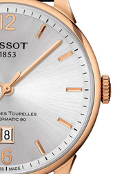  Shop Authentic Tissot Chemin Des Tourelles Powermatic 80 Silver Dial Brown Leather Strap Watch For Men - T099.407.36.037.00 - Luxxuri