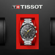  Shop Authentic Tissot PRS 516 Chronograph Black Dial Silver Steel Strap Watch For Men - T100.417.11.051.00 - Luxxuri