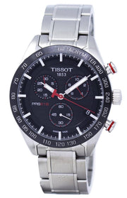  Shop Authentic Tissot T Sport PRS 516 Chronograph Black Dial Silver Steel Strap Watch For Men - T100.417.11.051.01 - Luxxuri