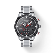  Shop Authentic Tissot T Sport PRS 516 Chronograph Black Dial Silver Steel Strap Watch For Men - T100.417.11.051.01 - Luxxuri