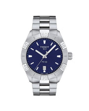  Shop Authentic Tissot PR 100 Sport Blue Dial Silver Steel Strap Watch For Men - T101.610.11.041.00 - Luxxuri