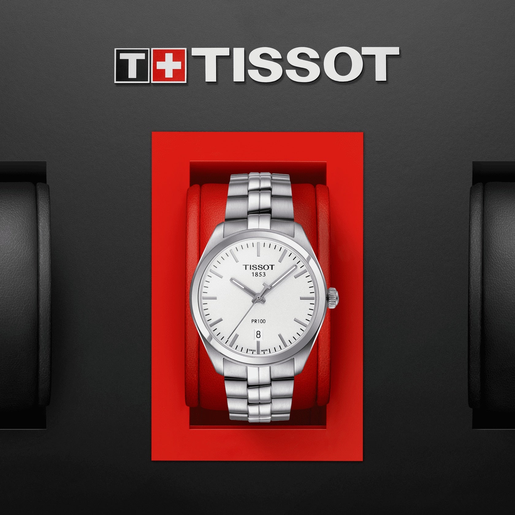  Shop Authentic Tissot PR 100 Quartz White Dial Silver Steel Strap Watch For Women - T101.410.11.031.00 - Luxxuri