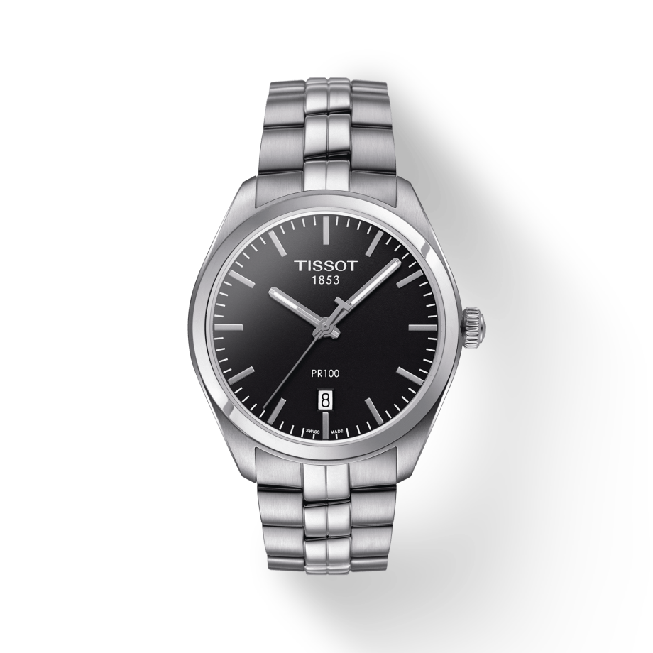  Shop Authentic Tissot PR 100 Sport Chic Quartz Stainless Steel Watch For Men - T101.410.11.051.00 - Luxxuri