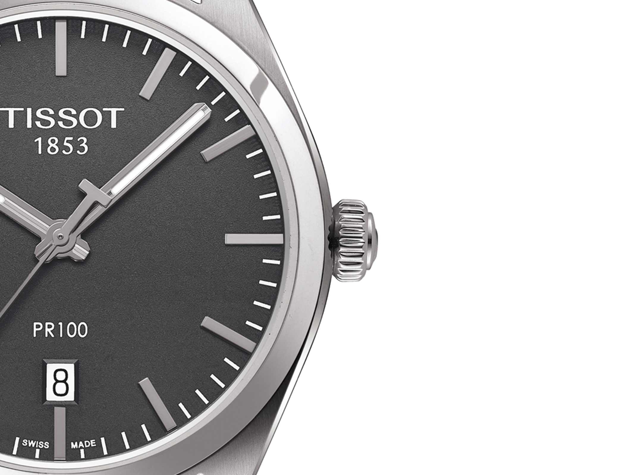  Shop Authentic Tissot PR 100 Quartz Leather Strap Watch For Men - T101.410.16.441.00 - Luxxuri
