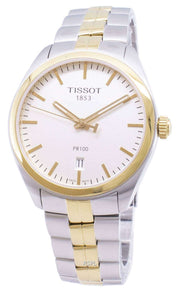  Shop Authentic Tissot T Classic PR 100 White Dial Two Tone Steel Strap Watch for Men - T101.410.22.031.00 - Luxxuri