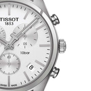  Shop Authentic Tissot T Classic PR 100 Chronograph Silver Dial Silver Steel Strap Watch For Men - T101.417.11.031.00 - Luxxuri
