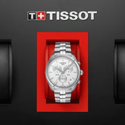  Shop Authentic Tissot T Classic PR 100 Chronograph Silver Dial Silver Steel Strap Watch For Men - T101.417.11.031.00 - Luxxuri