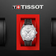  Shop Authentic Tissot PR 100 Chronograph Silver Dial Brown Leather Strap Watch for Men - T101.417.16.031.00 - Luxxuri