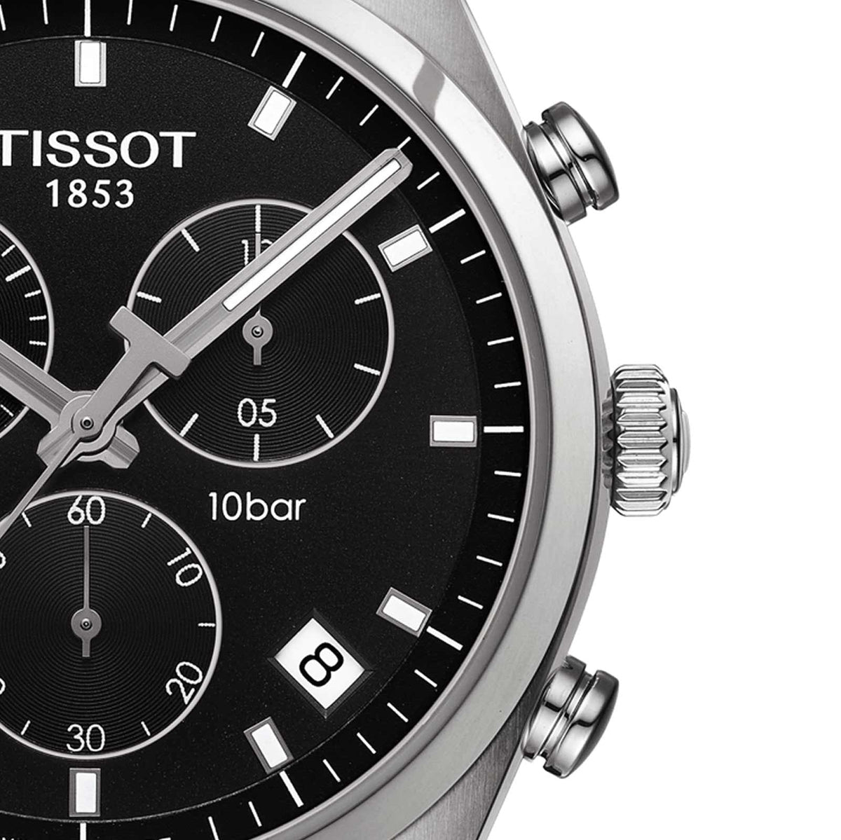  Shop Authentic Tissot PR 100 Chronograph Black Dial Black Leather Strap Watch For Men - T101.417.16.051.00 - Luxxuri