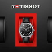  Shop Authentic Tissot PR 100 Chronograph Black Dial Black Leather Strap Watch For Men - T101.417.16.051.00 - Luxxuri