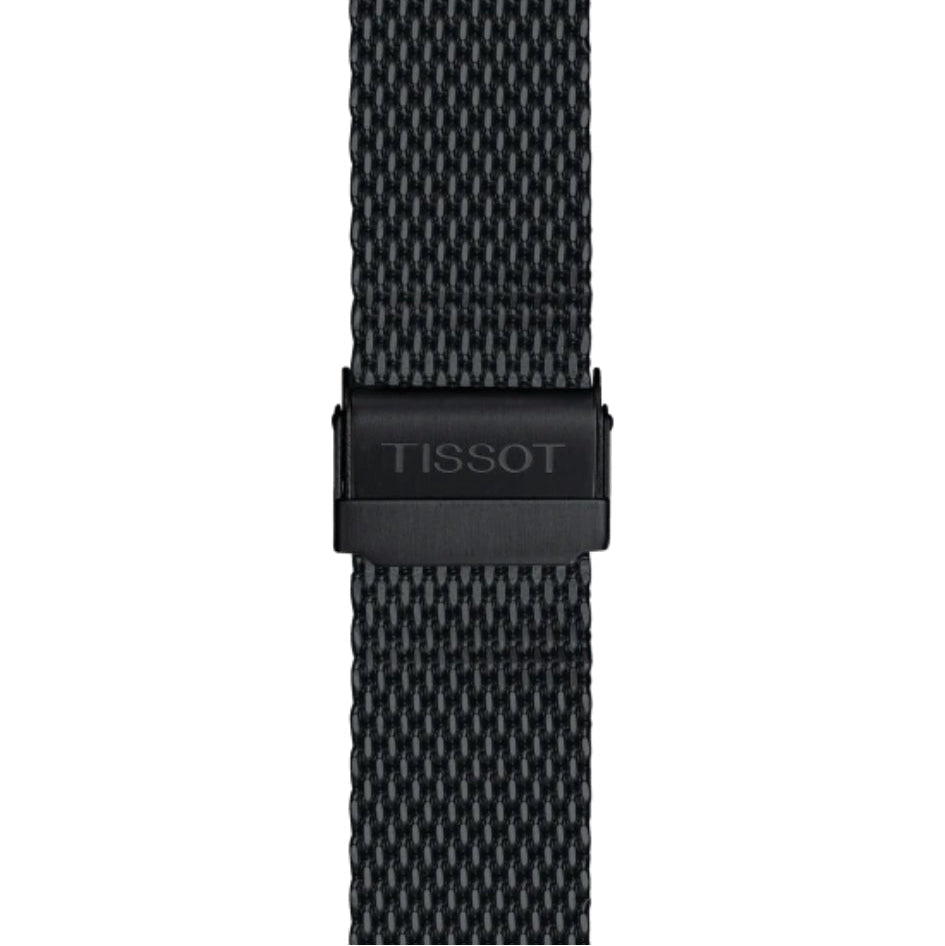  Shop Authentic Tissot T Classic PR 100 Chronograph Black Dial Black Mesh Bracelet Watch For Men - T101.417.33.051.00 - Luxxuri