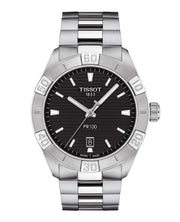  Shop Authentic Tissot PR 100 Sport Quartz Black Dial Silver Steel Strap Watch For Men - T101.610.11.051.00 - Luxxuri