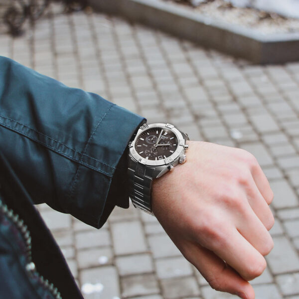  Shop Authentic Tissot T Classic PR 100 Sport Chronograph Black Dial Silver Steel Strap Watch for Men - T101.617.11.051.00 - Luxxuri