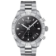  Shop Authentic Tissot T Classic PR 100 Sport Chronograph Black Dial Silver Steel Strap Watch for Men - T101.617.11.051.00 - Luxxuri