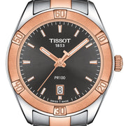  Shop Authentic Tissot PR 100 Sport Chic Anthracite Dial Watch For Women - T101.910.22.061.00 - Luxxuri