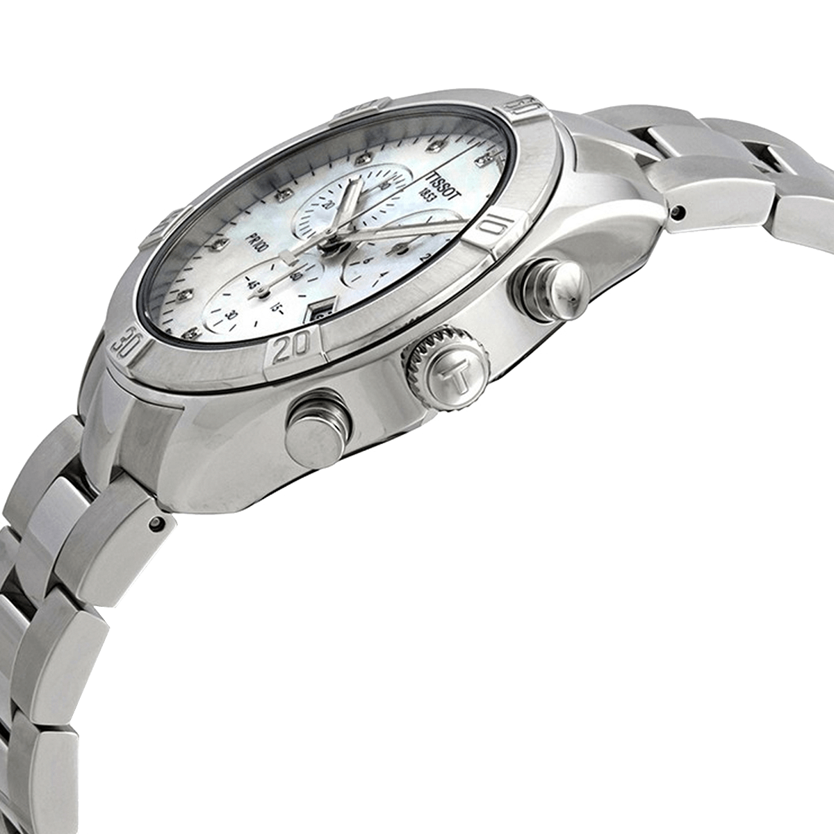  Shop Authentic Tissot PR 100 Sport Chic Chronograph Silver Dial Silver Steel Strap Watch for Women - T101.917.11.031.00 - Luxxuri