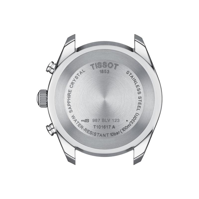  Shop Authentic Tissot PR 100 Sport Quartz Chronograph Silver Dial Brown Leather Strap Watch For Men - T101.617.16.031.00 - Luxxuri
