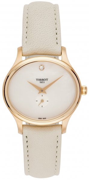  Shop Authentic Tissot T Lady Bella Ora Mother of Pearl Dial Cream Leather Strap Watch for Women - T103.310.36.111.00 - Luxxuri