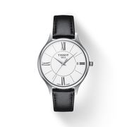  Shop Authentic Tissot Bella Ora Round White Dial Black Leather Strap Watch For Women - T103.210.16.018.00 - Luxxuri