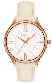  Shop Authentic Tissot T Lady Bella Ora Round White Dial Beige Leather Strap Watch For Women - T103.210.36.018.00 - Luxxuri