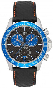  Shop Authentic Tissot V8 Alpine Carbon Chronograph Black Dial Black Leather Strap Watch For Men - T106.417.16.201.00 - Luxxuri