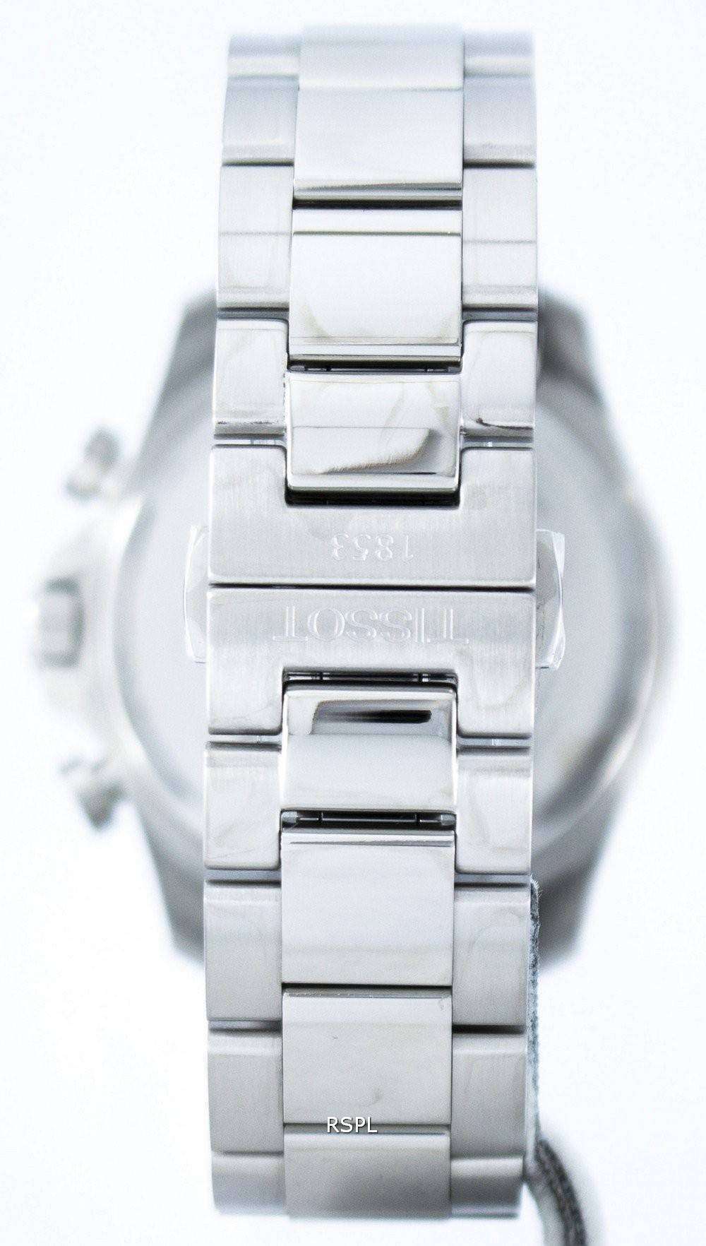 Shop Authentic Tissot V8 Quartz T Sport Chronograph White Dial Silver Steel Strap Watch For Men - T106.417.11.031.00 - Luxxuri