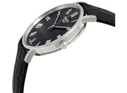  Shop Authentic Tissot Everytime Medium Black Dial Black Leather Strap Watch For Men - T109.410.16.053.00 - Luxxuri
