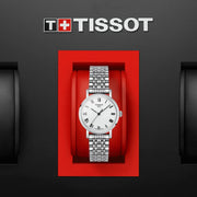  Shop Authentic Tissot T Classic Everytime Small White Dial Silver Mesh Bracelet Watch For Women - T109.210.11.033.00 - Luxxuri