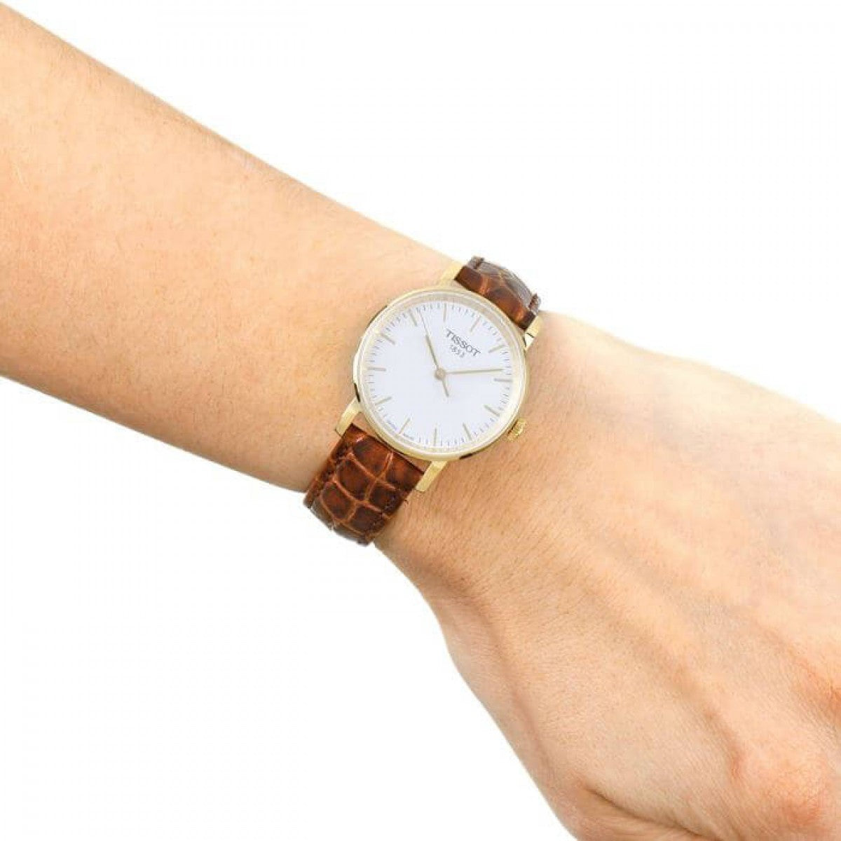  Shop Authentic Tissot Everytime Desire Small White Dial Maroon Leather Strap Watch For Women - T109.210.36.031.00 - Luxxuri