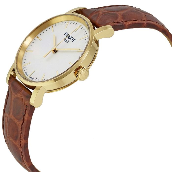  Shop Authentic Tissot Everytime Desire Small White Dial Maroon Leather Strap Watch For Women - T109.210.36.031.00 - Luxxuri