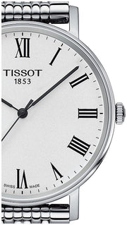  Shop Authentic Tissot T Classic Everytime White Dial Silver Mesh Bracelet Watch For Men - T109.410.11.033.00 - Luxxuri
