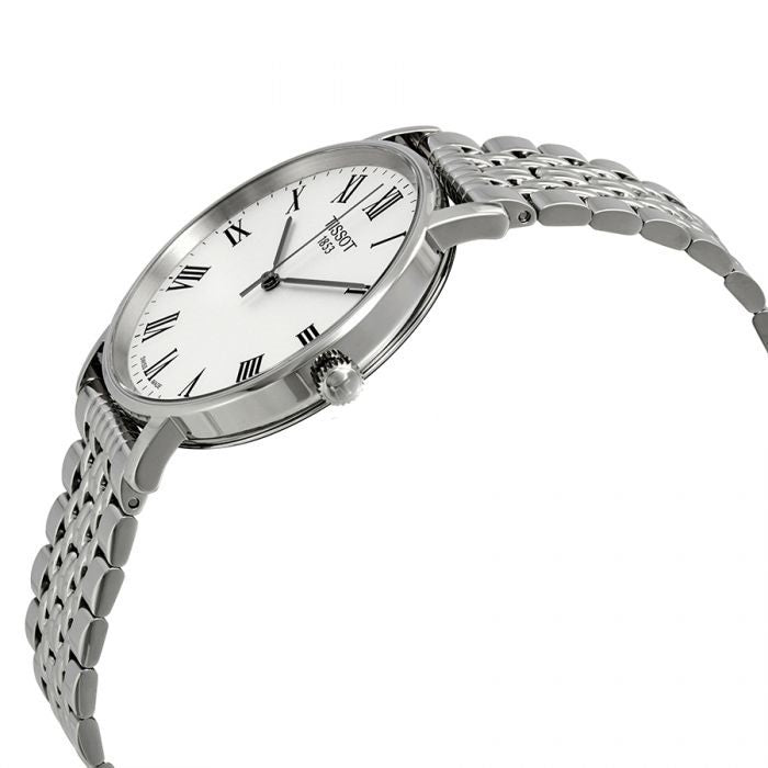 Shop Authentic Tissot T Classic Everytime White Dial Silver Mesh Bracelet Watch For Men - T109.410.11.033.00 - Luxxuri