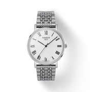  Shop Authentic Tissot T Classic Everytime White Dial Silver Mesh Bracelet Watch For Men - T109.410.11.033.00 - Luxxuri