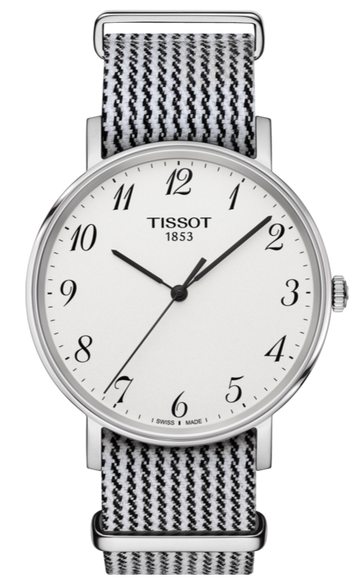  Shop Authentic Tissot T Classic Everytime Medium White Dial Two Tone NATO Strap Watch for Women - T109.410.18.032.00 - Luxxuri