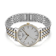  Shop Authentic Tissot Everytime Medium White Dial Two Tone Mesh Bracelet Watch For Men - T109.410.22.031.00 - Luxxuri