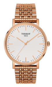  Shop Authentic Tissot Everytime Medium White Dial Rose Gold Mesh Bracelet Watch For Men - T109.410.33.031.00 - Luxxuri