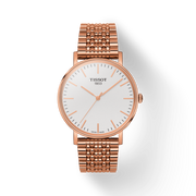  Shop Authentic Tissot Everytime Medium White Dial Rose Gold Mesh Bracelet Watch For Men - T109.410.33.031.00 - Luxxuri