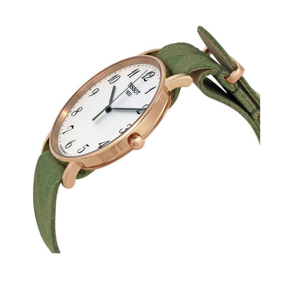  Shop Authentic Tissot T Classic Everytime White Dial Green Nylon Strap Watch for Men - T109.610.38.032.00 - Luxxuri