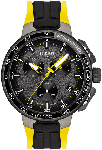  Shop Authentic Tissot T Bike Cycling Tour de France Black Dial Two Tone Rubber Strap Watch For Men - T111.417.37.441.00 - Luxxuri