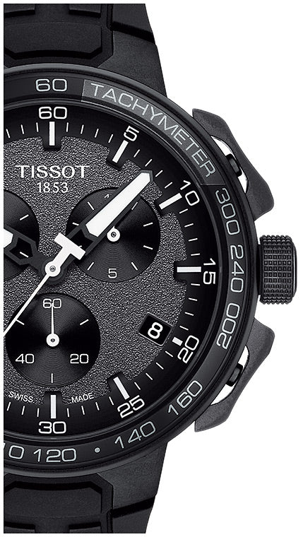 Shop Authentic Tissot T Race Cycling Chronograph Black Dial Black Rubber Strap Watch For Men - T111.417.37.441.03 - Luxxuri
