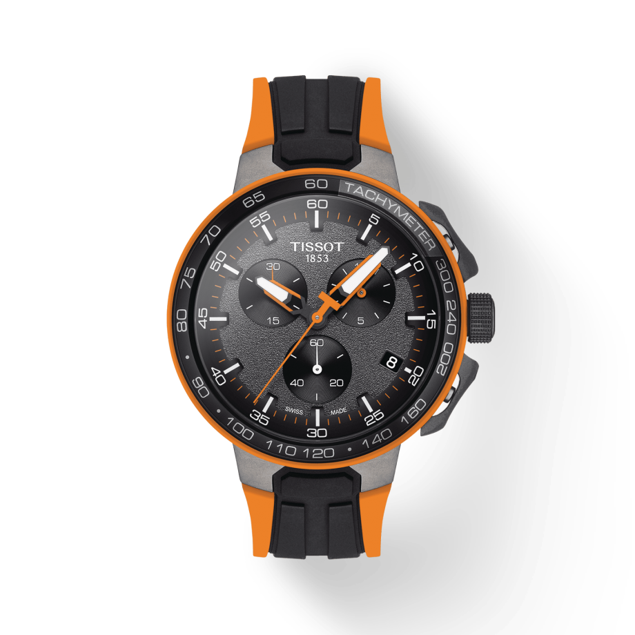  Shop Authentic Tissot T Race Cycling Chronograph Black Dial Two Tone Rubber Strap Watch For Men - T111.417.37.441.04 - Luxxuri
